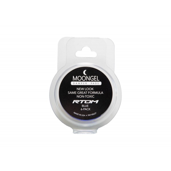 RTOM MoonGel Blue Damper Pads (6pk)